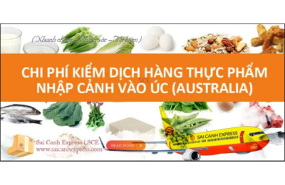 Phí kiểm dịch hàng hóa thông quan Úc (Australia)